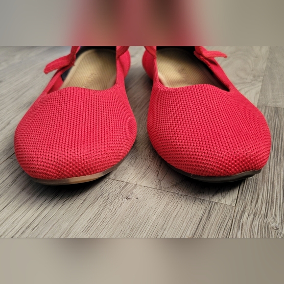 Rothy's The Square Mary Jane Lollipop Red + Leopard Sole, Women's US 6.5 EU 36.5 - Picture 5 of 16